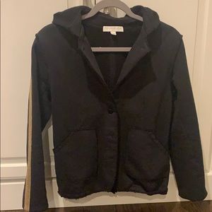 Spiritual Gangster Blazer Sweatshirt (gold piping)